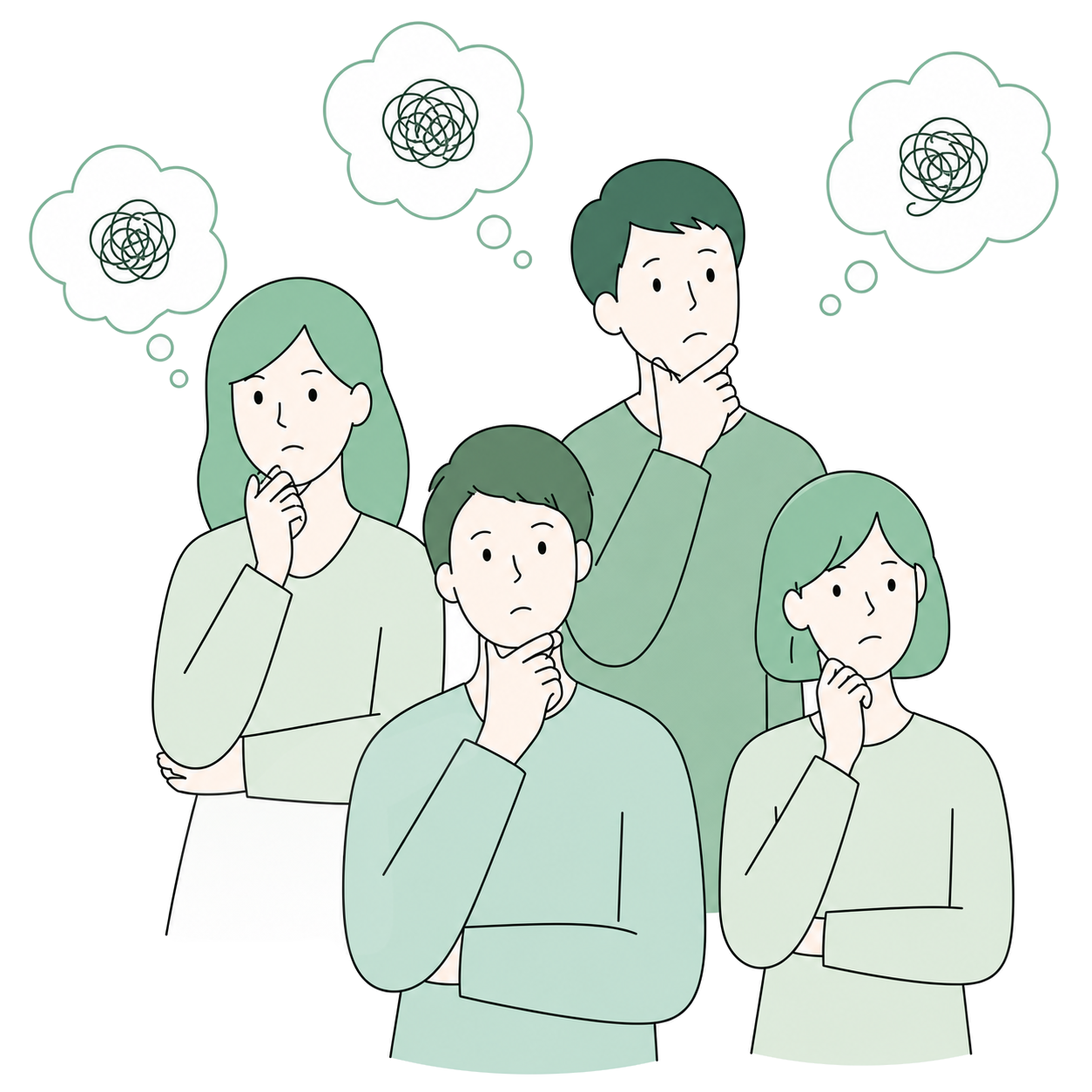 Webページの修正で困っている人たちのイメージ